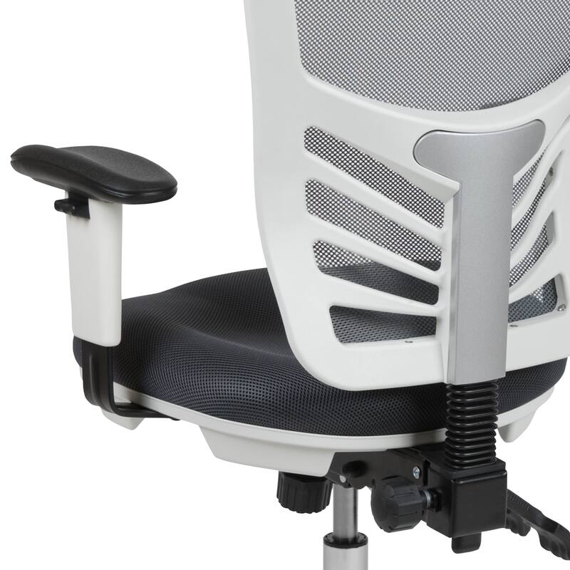 Mid-back Blue Mesh Adjustable Ergonomic Office Chair