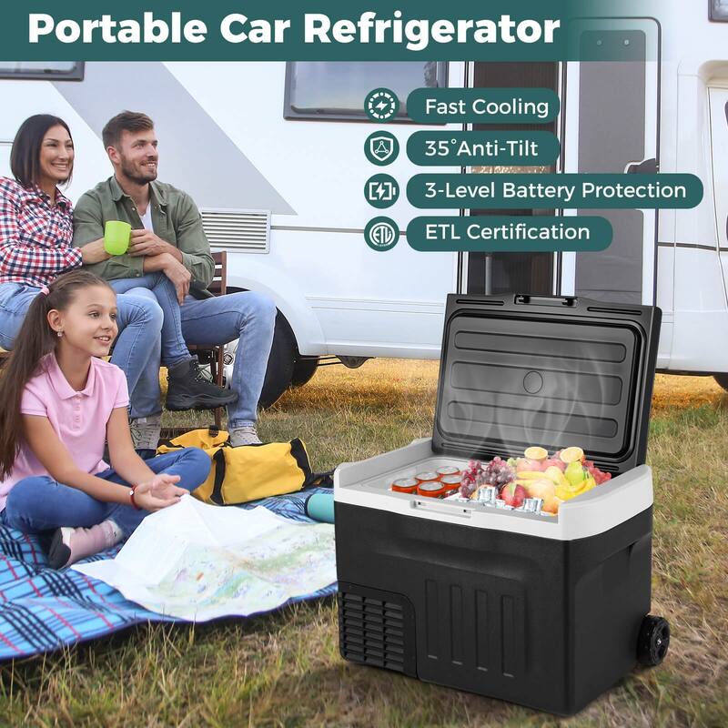 Portable Car Refrigerator 12 Volt Car Refrigerator 23/32/42 QT