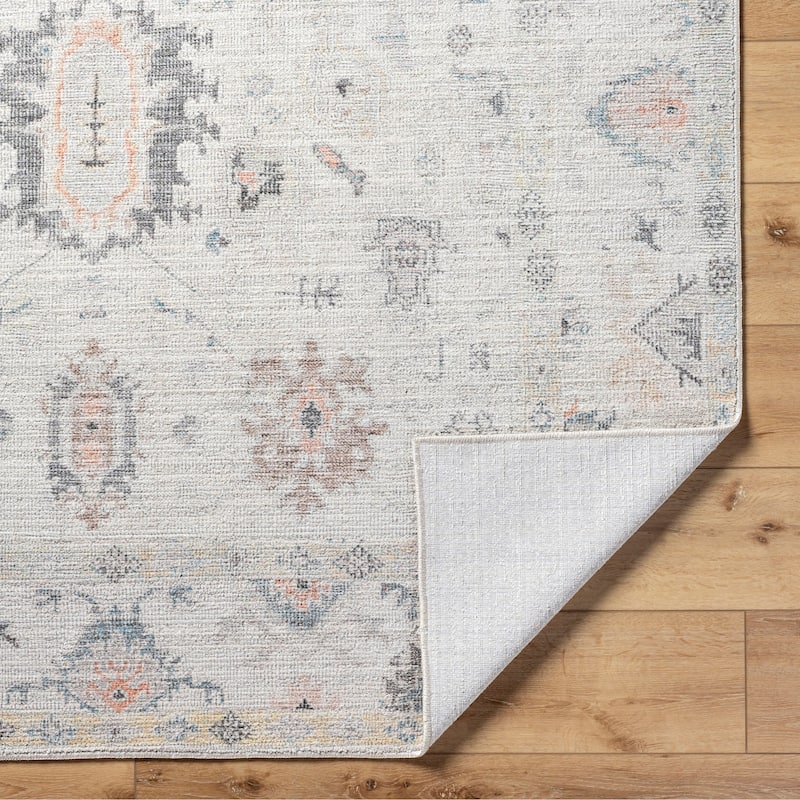 Livabliss Traditional Marlon Border Area Rug