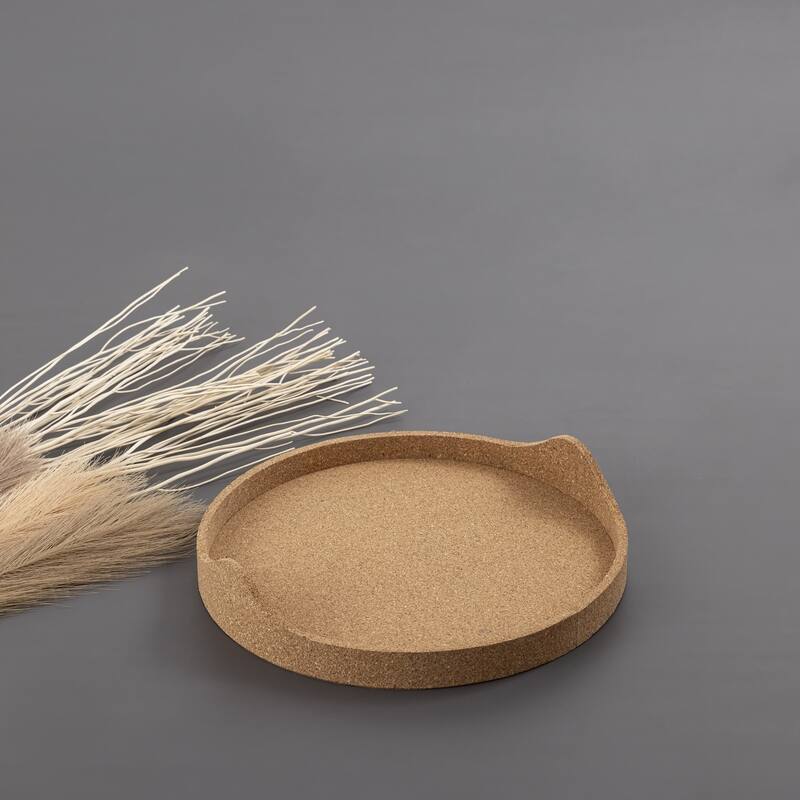 Round Cork Tray Small