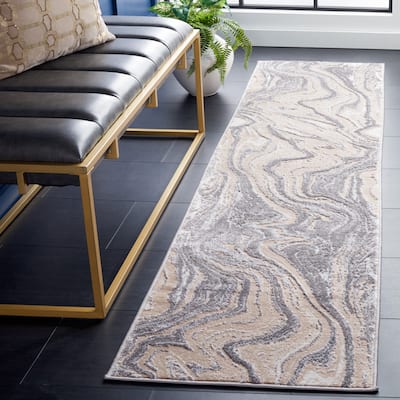 SAFAVIEH Amelia Octaviea Modern Abstract Rug - 2' x 8' Runner