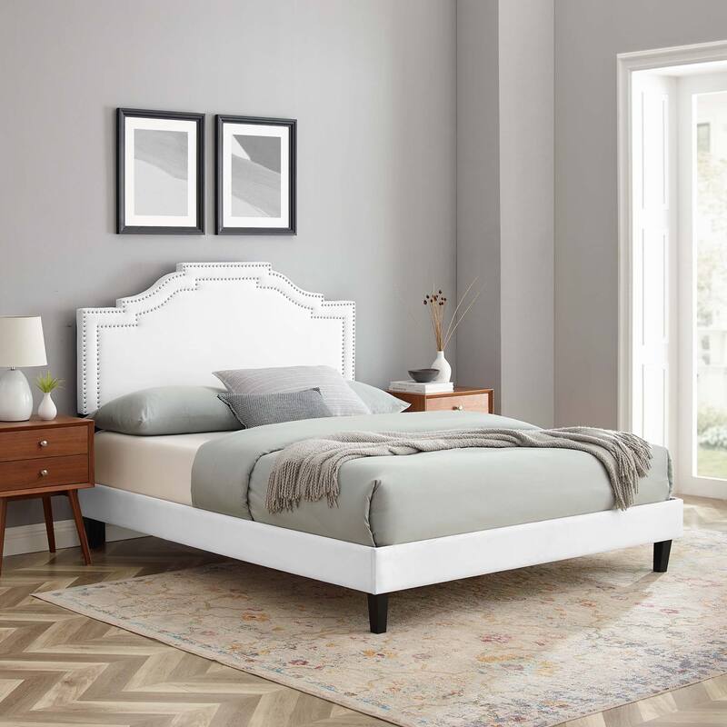 Adelaide Performance Velvet King Platform Bed