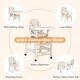 preview thumbnail 17 of 19, 5 in 1 Baby High Chair, Convertible Toddler Table Chair Set, Rocking Chair, Multi-Function Seat w/ Wheels, Adjustable Seat Back