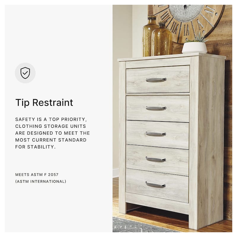 Signature Design by Ashley Bellaby Whitewash Dresser