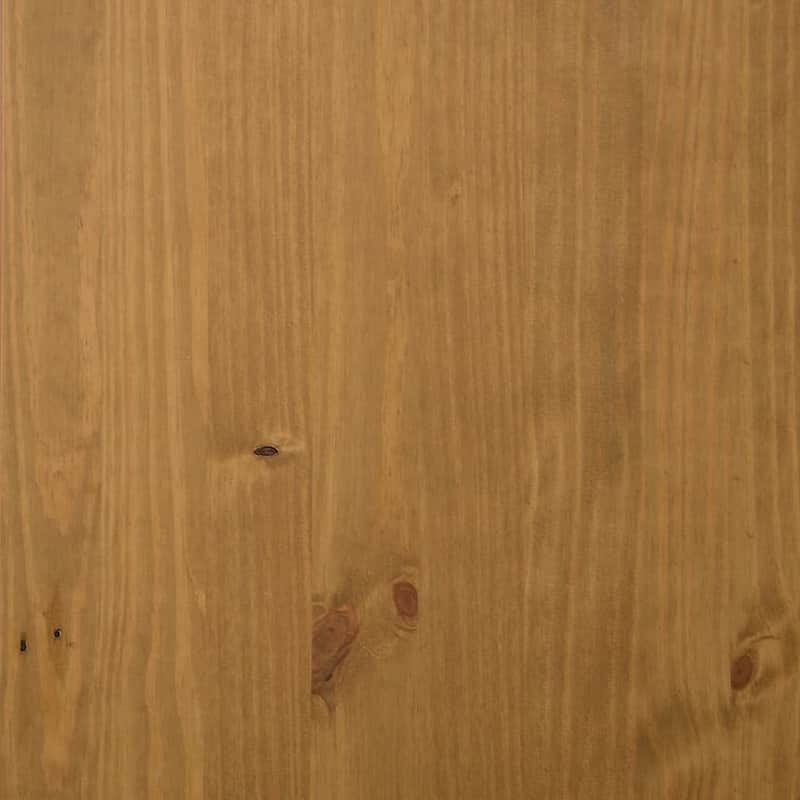 vidaXL Highboard with Glass Door FLAM 36.2"x15.7"x48.2" Solid Wood Pine - 36.2" x 15.7" x 48.2"