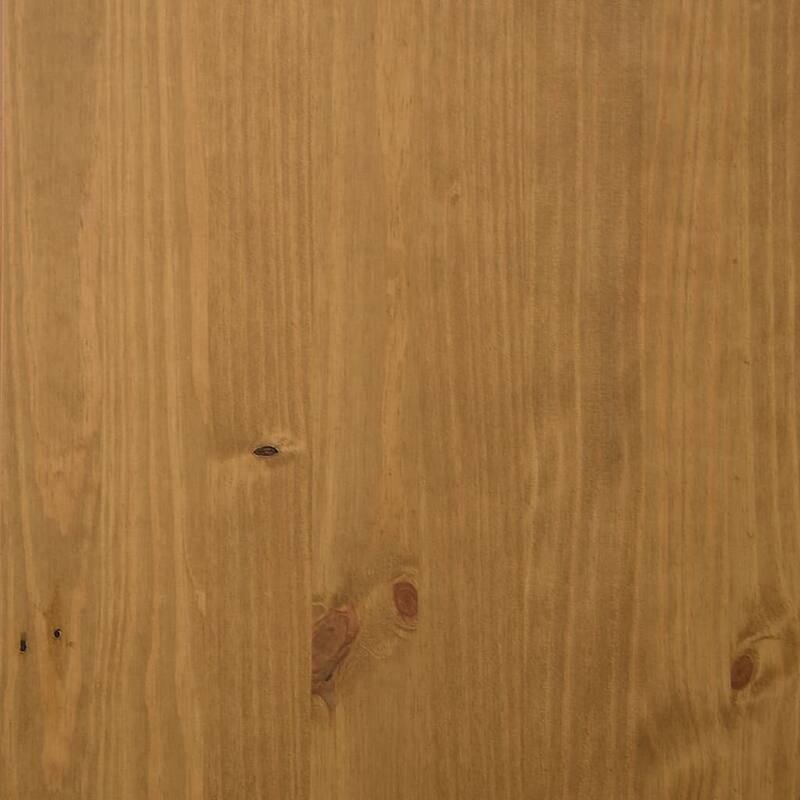 vidaXL Top for Highboard with Glass Doors FLAM Solid Wood Pine - 31.5" x 14.6" x 39.4"