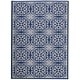preview thumbnail 75 of 129, Nourison Jane Floral Medallion Indoor only Area Rug 4' x 6' - Navy Ivory