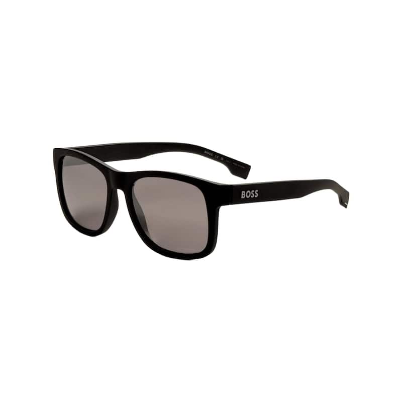 Hugo Boss Men's 55mm Matte Black Sunglasses BOSS1568-S-003-T4
