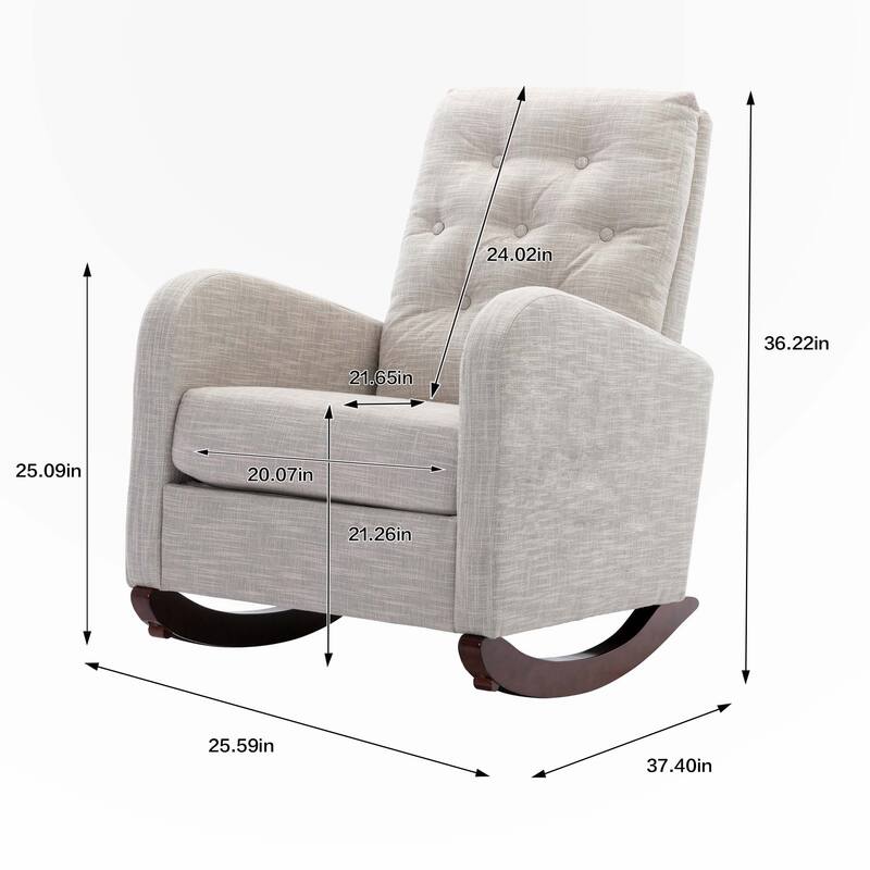 High Back Rocking Chair
