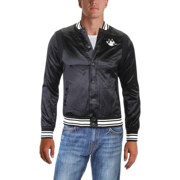 Shop Scotch Soda Mens Felix Bomber Jacket Spring Satin S