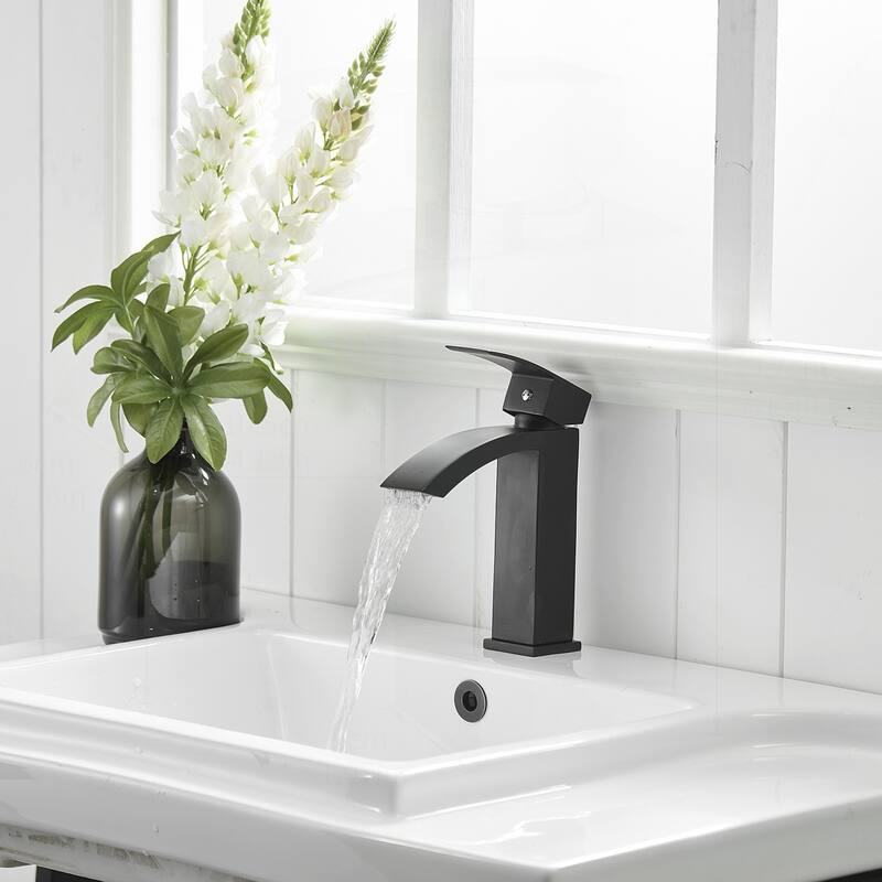 Modern Bathroom Faucet with Advanced Functions for Stylish Washbasin - Black