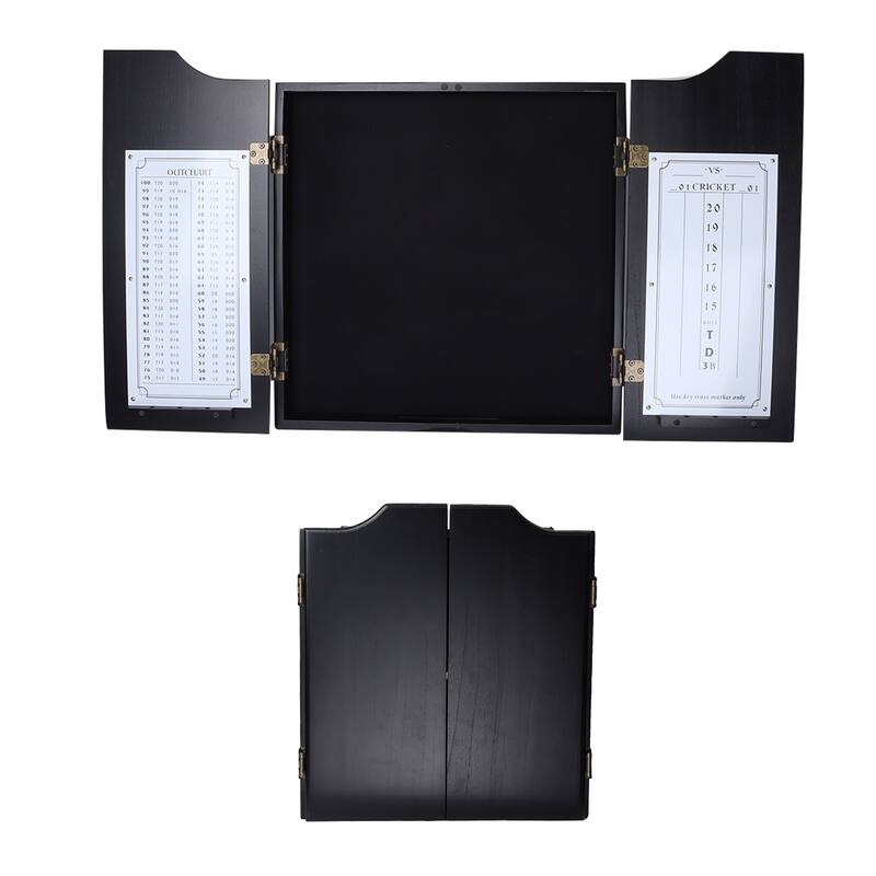 GSE™ Solid Wood Dart Board Cabinet ONLY for Dartboard Games