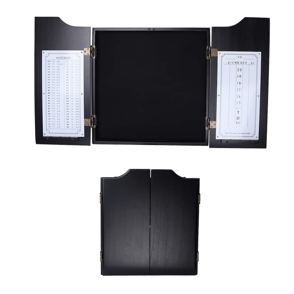 GSE™ Solid Wood Dart Board Cabinet ONLY for Dartboard Games