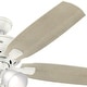 preview thumbnail 4 of 15, Hunter 52' Amberlin Ceiling Fan with LED Light Kit, Pull Chains - Farmhouse, Transitional, Rustic