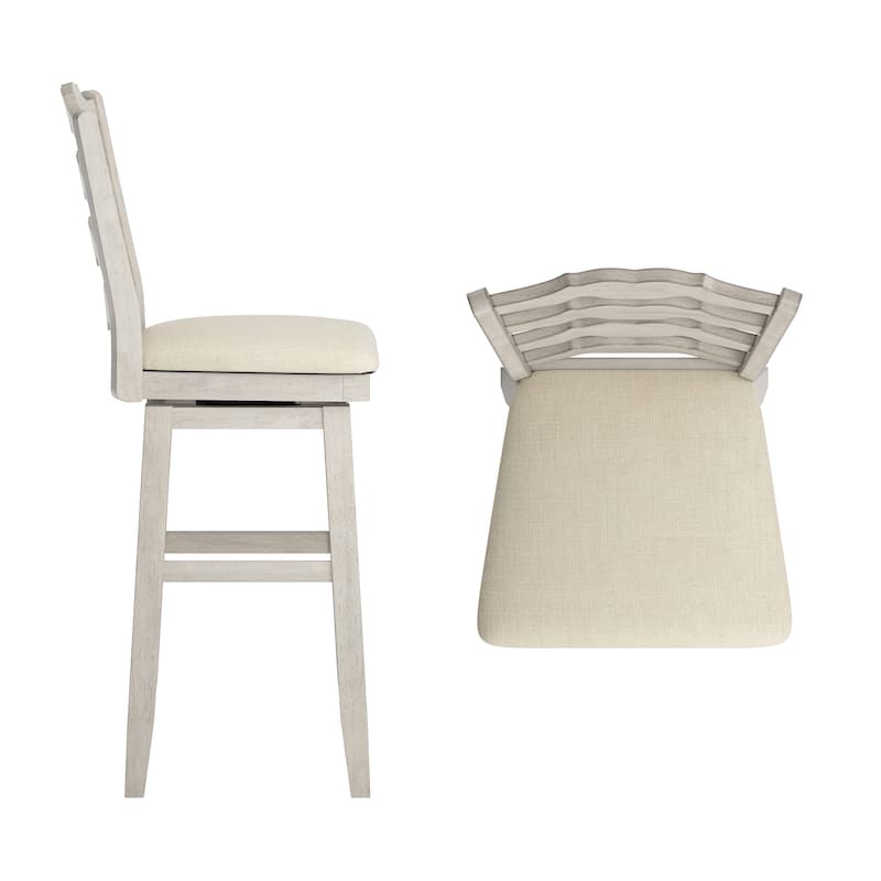 Ronda French Ladder Back Swivel Stool