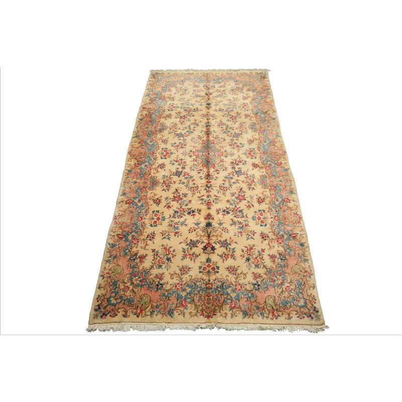 5'10''x12'3'' Hand Knotted Wool Ivory Modern & Contemporary 250 KPSI Rug - 5' 10'' x 12' 3''