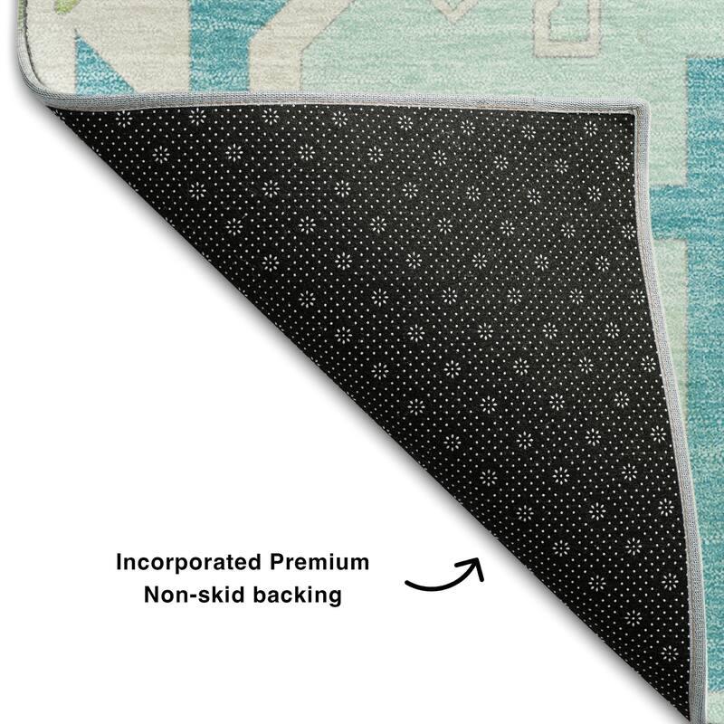 Premium Washable Super Soft Boho Global Aniston Mayfield Rug