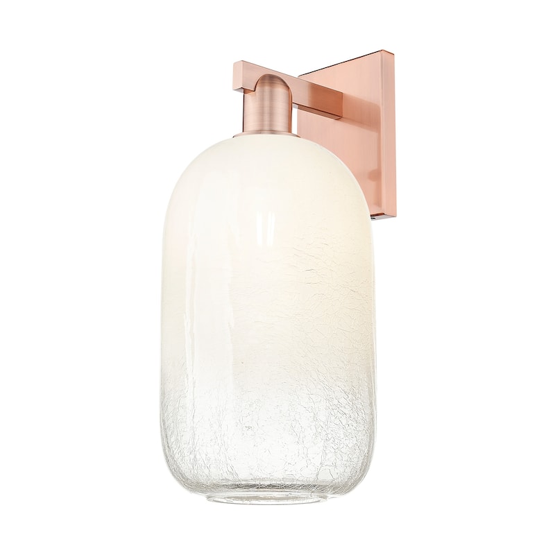Innovations Lighting 716-1W-17-7 Brookhaven Cloche Sconce Brookhaven - Antique Copper / Opal
