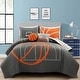 preview thumbnail 26 of 40, Lush Decor Basketball Game Quilt Set Full - Queen - Charcoal