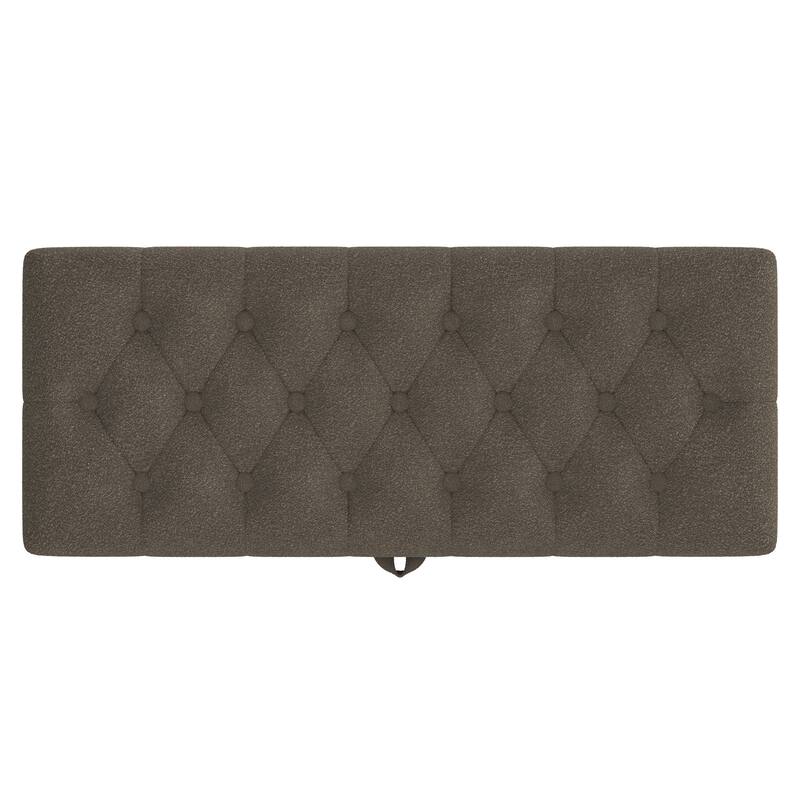 GDFStudio - Tufted 44.7" Boucle Upholstered Storage Ottoman Bench