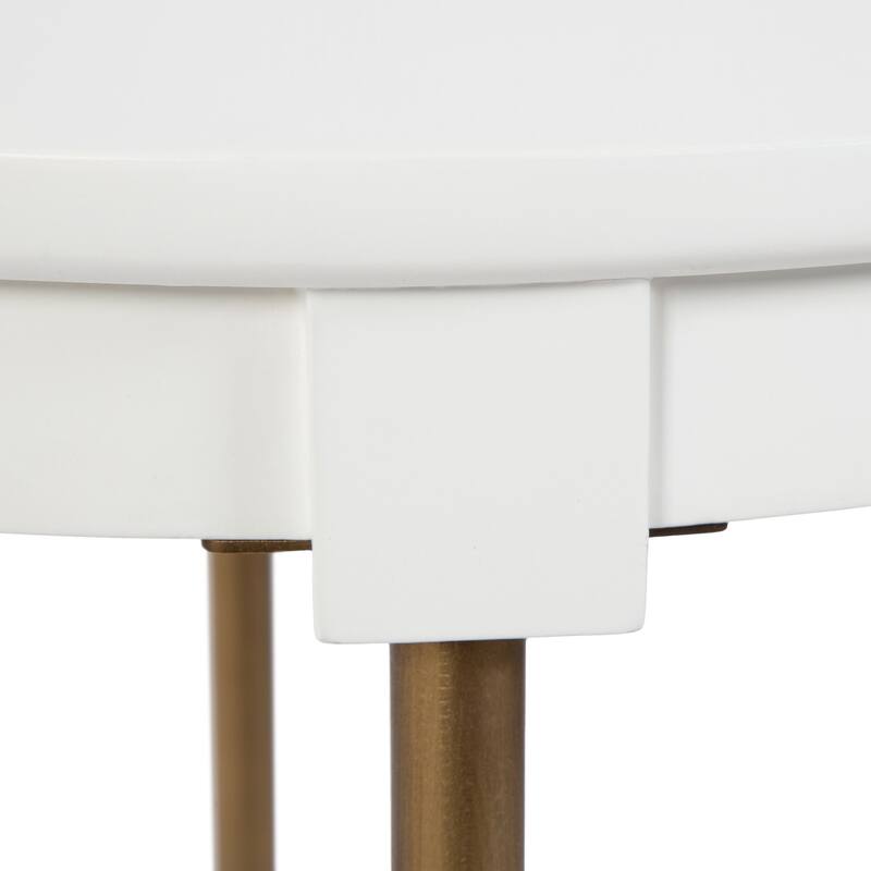Kate and Laurel Valdi Round Side Table