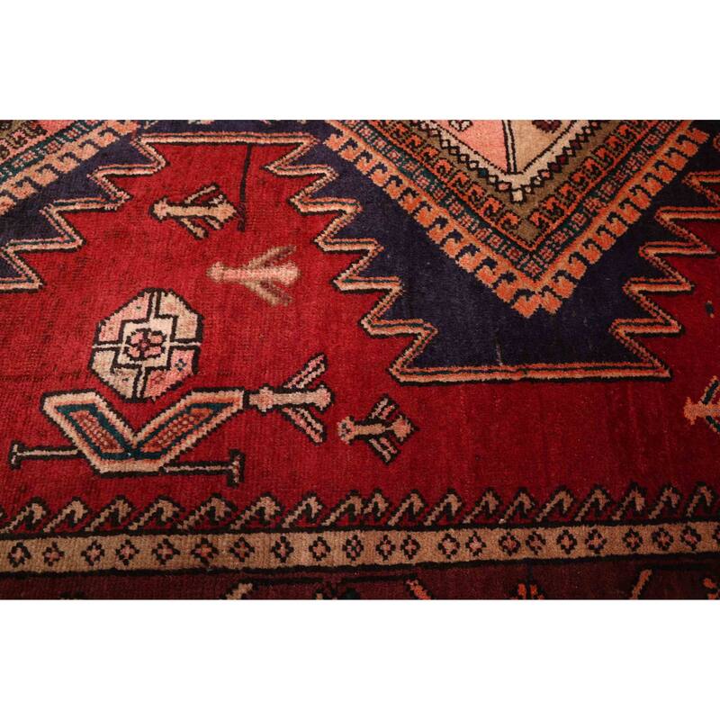 ECARPETGALLERY Hand-knotted Konya Anatolian Red Wool Rug - 3'6 x 9'7