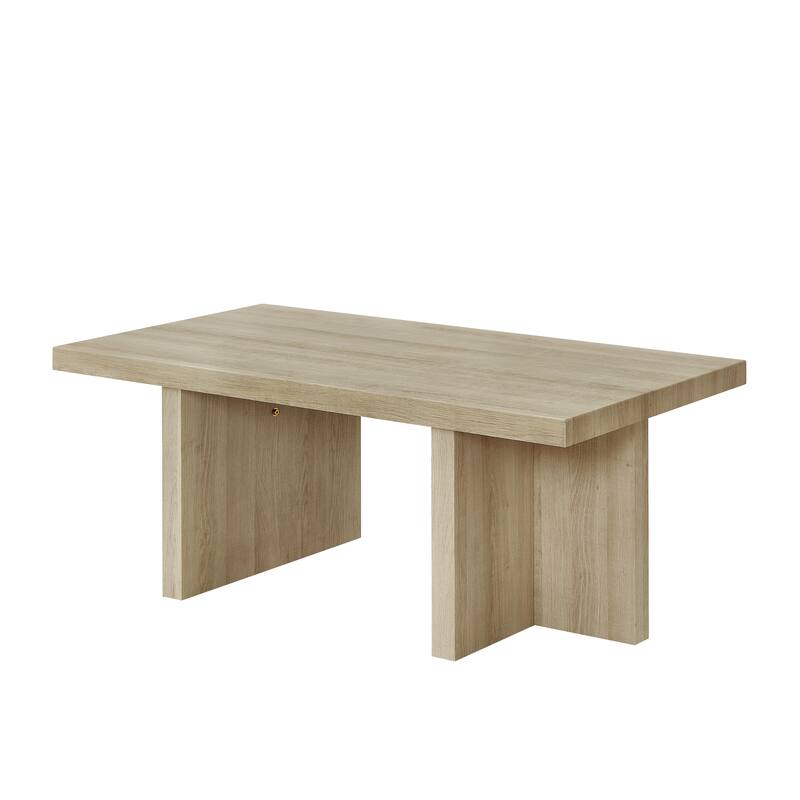 Roundhill Furniture Mchome 3-Piece Coffee Table Set, Coffee Table and Two End Tables