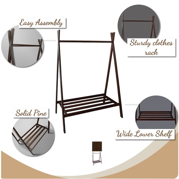 Teepee coat rack cheap