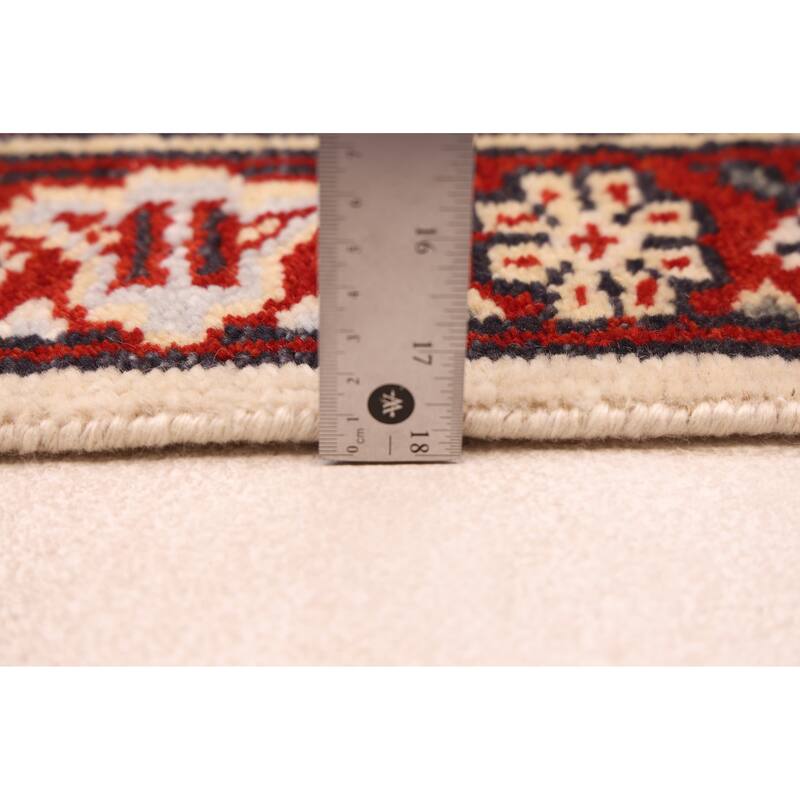 ECARPETGALLERY Hand-knotted Jules Serapi Cream Wool Rug - 2'7 x 8'0