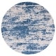 preview thumbnail 15 of 43, SAFAVIEH Berber Shag Leana Modern 1.2-inch Thick Rug 3'3" Round - Beige/Blue - Round