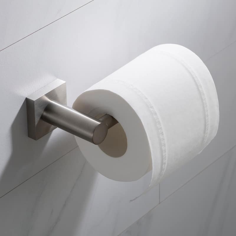 Kraus Ventus Wall Mount Toilet Paper Holder - Brushed Nickel