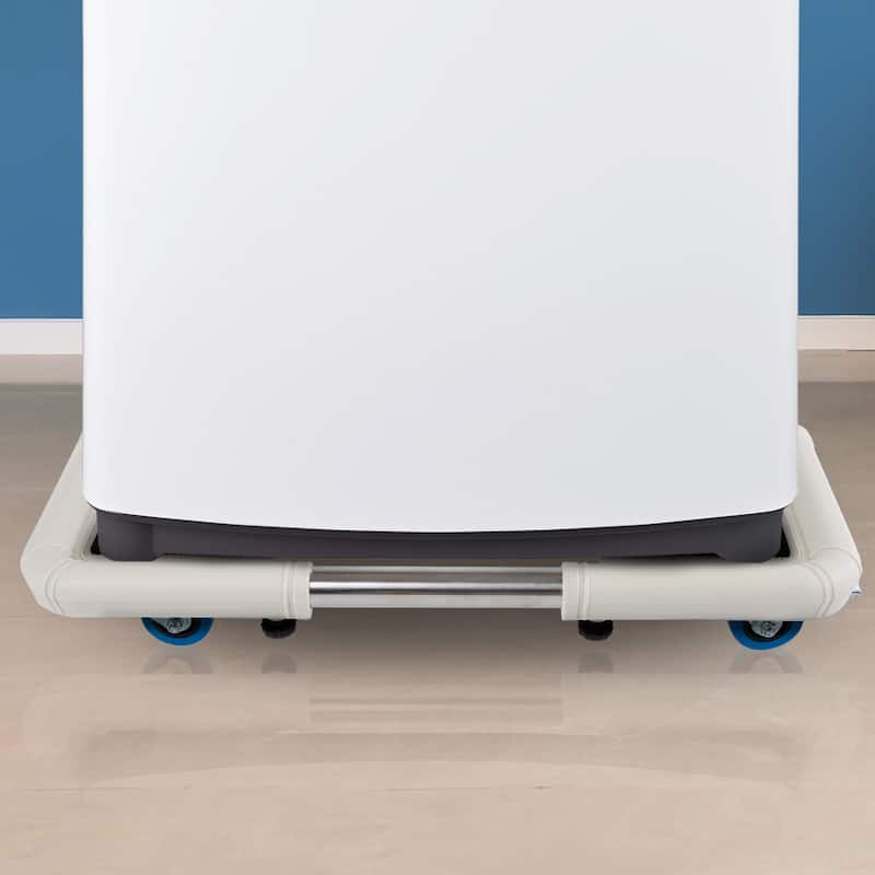 Adjustable Dolly Cart - Appliance Roller with Telescoping Base, Locking Caster Wheels - 220lbs Weight Capacity by Stalwart