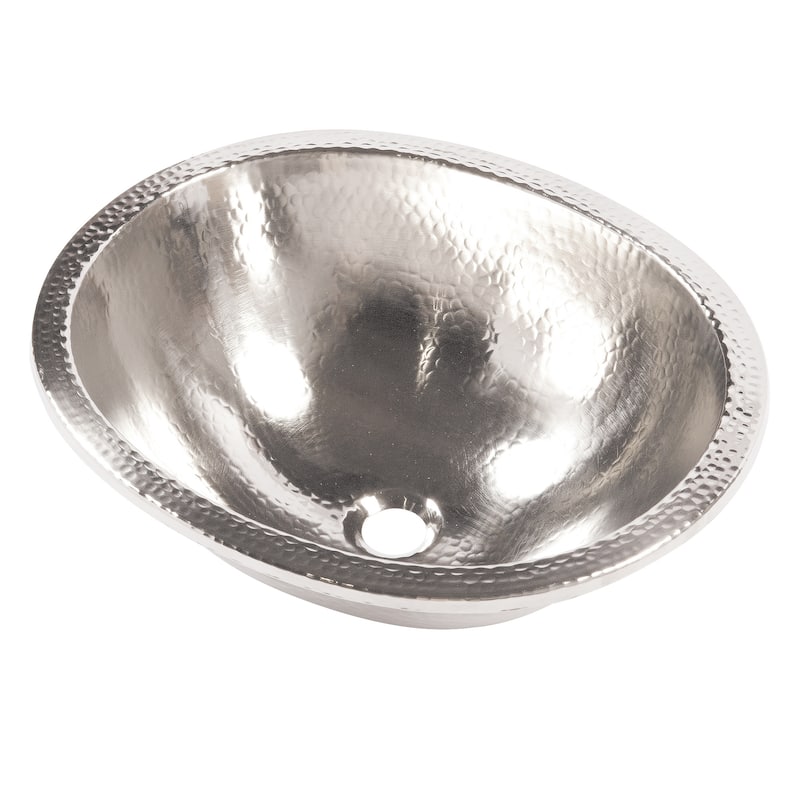 Edison 18.75" Dual Flex Bathroom Sink in Nickel