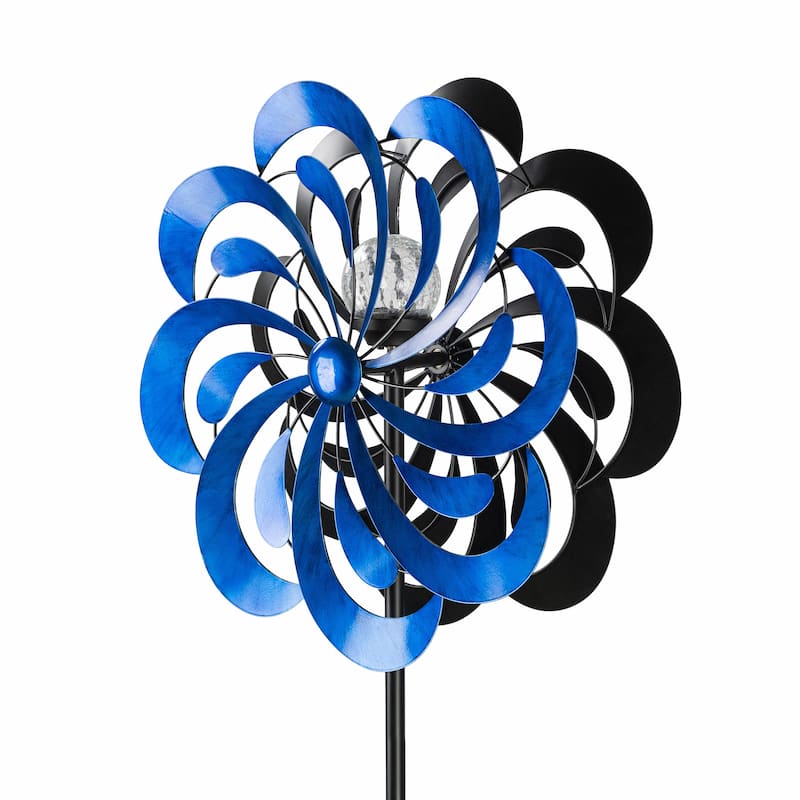 Teamson Home 18" dia. Solar Kinetic Windmill Spinner,