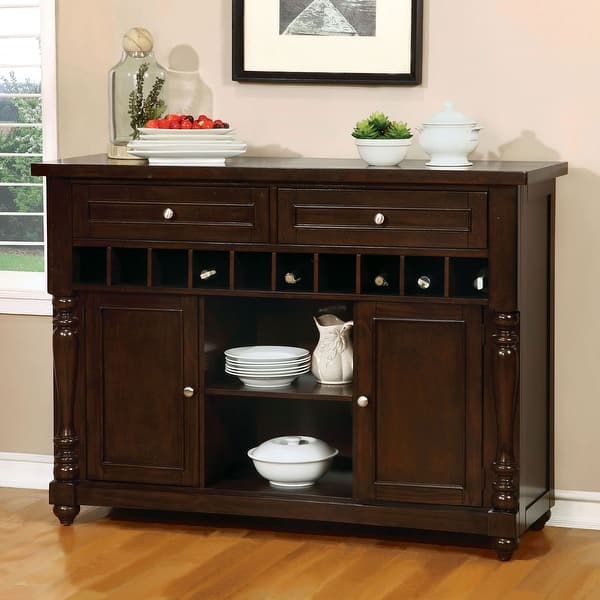slide 1 of 5, Antique Cherry Dining Room Server with Drawers