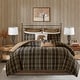 preview thumbnail 1 of 6, Woolrich Hadley Plaid Oversized Cozy Spun Comforter Set King