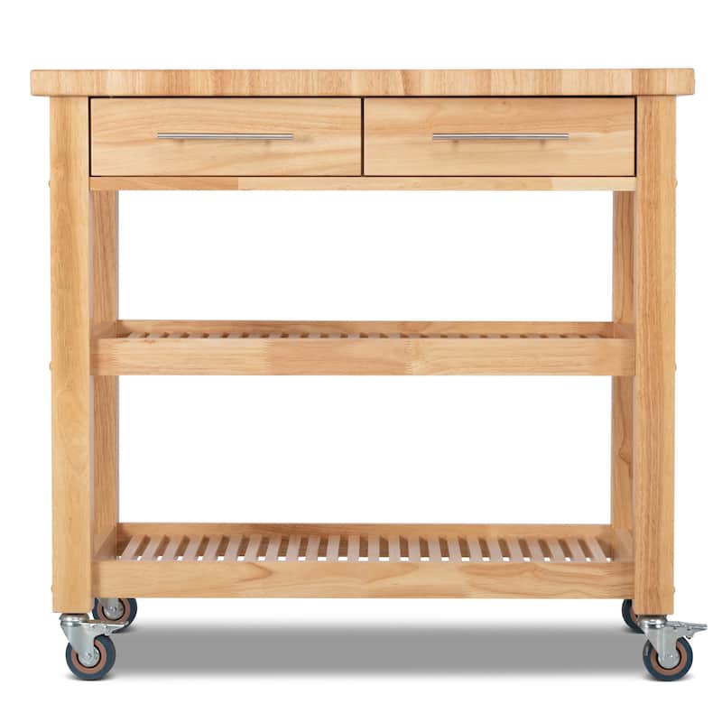 Chris & Chris Pro Chef Work Station Natural All Wood