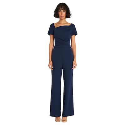 Maggy London Asymmetric Neck Jumpsuit
