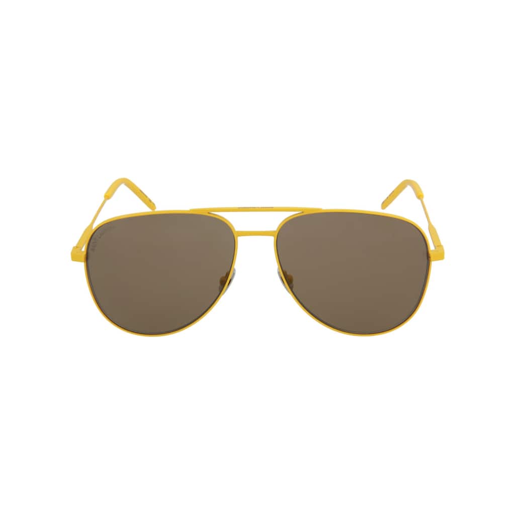 Saint Laurent Aviator-Style Metal Sunglasses