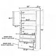 preview thumbnail 13 of 36, Freestanding Kitchen Pantry Storage Cabinet with Adjustable Shelves