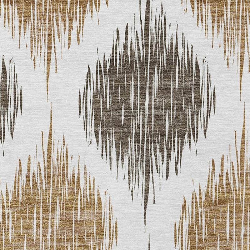 HomeRoots Ikat Transitional Rectangle Outdoor Rug
