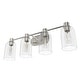 preview thumbnail 14 of 13, Hunter Lochemeade 4-Light Vanity Wall Light, Damp-Rated - Bathroom, Laundry - Modern Farmhouse, Contemporary, Industrial