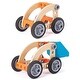 preview thumbnail 5 of 3, Hape: Junior Inventor: Build 'N' Drive Car Set - 37pcs, Kids 3+
