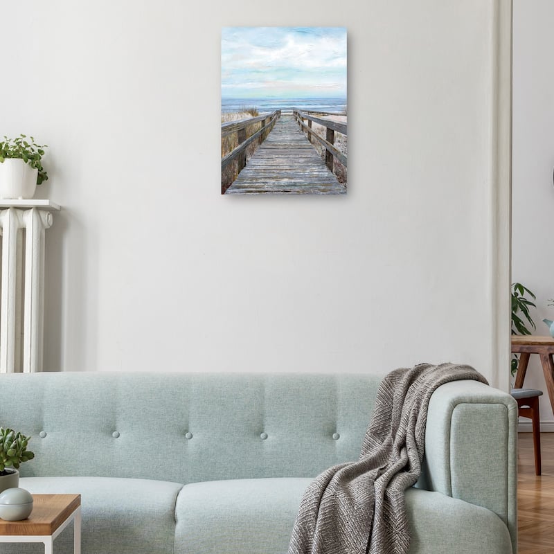 Pier Pressure By Studio Arts Canvas Art Print