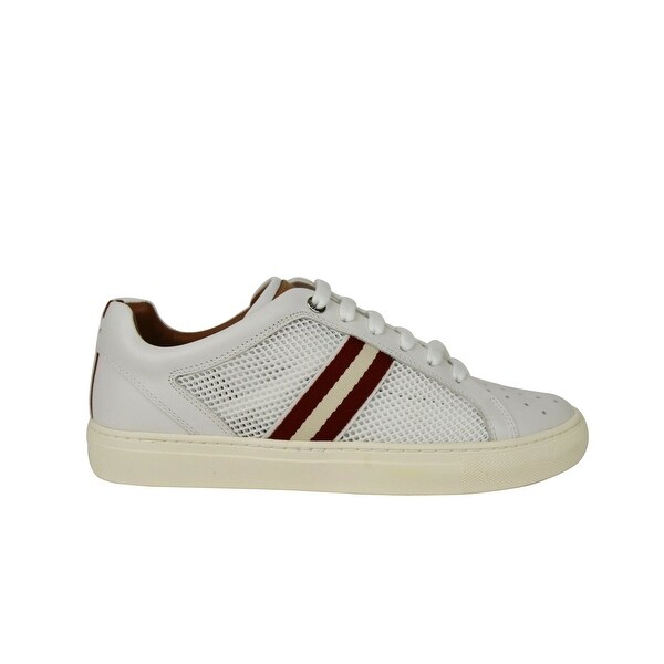 mens white bally shoes