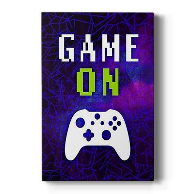 It's Game On II Premium Gallery Wrapped Canvas - Ready to Hang