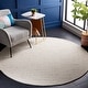 preview thumbnail 45 of 191, SAFAVIEH Handmade Abstract Lottie Modern Wool Rug 6' Round - Ivory/Brown