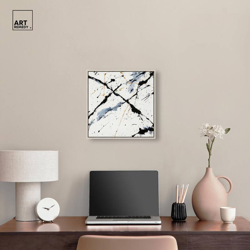 Splintered Impact II Canvas by Art Remedy
