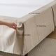 preview thumbnail 4 of 3, Pinch Pleat Linen-Textured Bedskirt, 16" Tailored Drop for Twin, Full, Queen, King Size