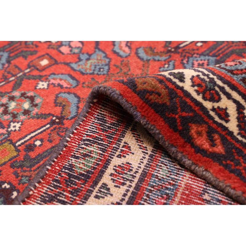 ECARPETGALLERY Hand-knotted Andelz Red Wool Rug - 2'9 x 10'4